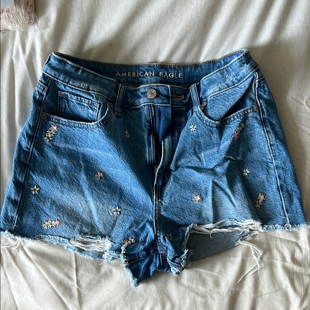 American Eagle Outfitters Blue Denim Women's Shorts